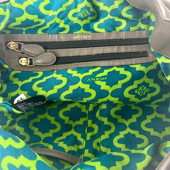 OrYany Stevie Fringe Olive Green-Gray Concealed Hobo Bag - Picture 8 of 14